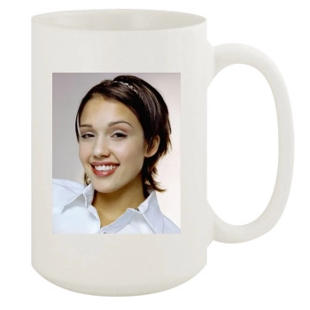 Jessica Alba 15oz White Mug