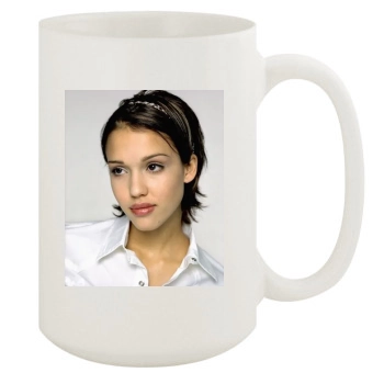 Jessica Alba 15oz White Mug