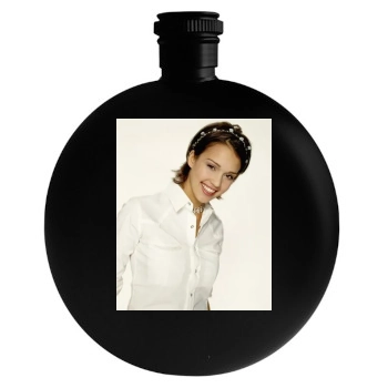 Jessica Alba Round Flask