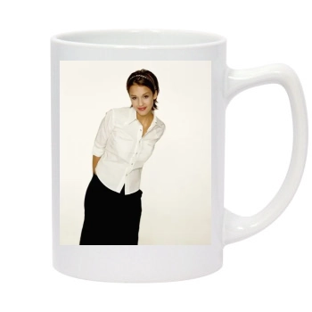 Jessica Alba 14oz White Statesman Mug