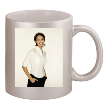 Jessica Alba 11oz Metallic Silver Mug