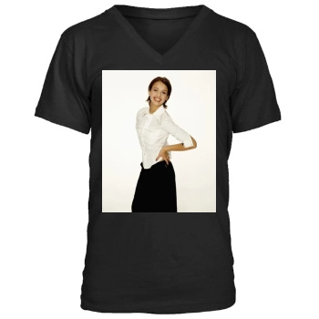 Jessica Alba Men's V-Neck T-Shirt