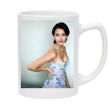 Jessica Alba 14oz White Statesman Mug