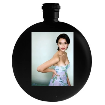 Jessica Alba Round Flask