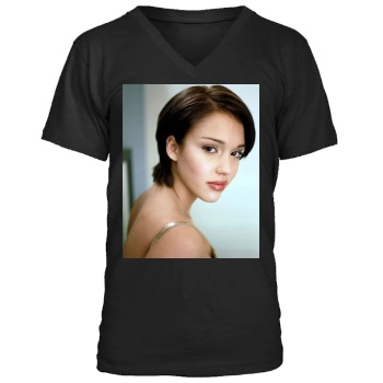 Jessica Alba Men's V-Neck T-Shirt