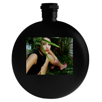 Jessica Alba Round Flask