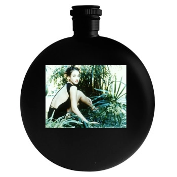 Jessica Alba Round Flask