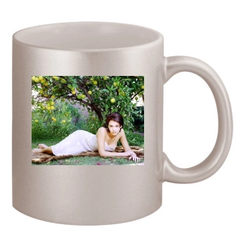 Jessica Alba 11oz Metallic Silver Mug