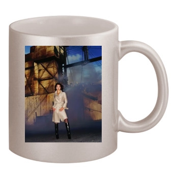 Jessica Alba 11oz Metallic Silver Mug