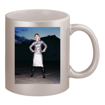 Jessica Alba 11oz Metallic Silver Mug