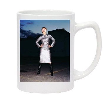 Jessica Alba 14oz White Statesman Mug