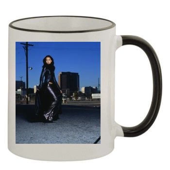 Jessica Alba 11oz Colored Rim & Handle Mug