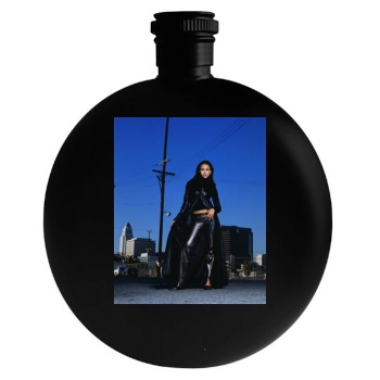 Jessica Alba Round Flask