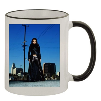 Jessica Alba 11oz Colored Rim & Handle Mug