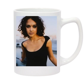 Jessica Alba 14oz White Statesman Mug