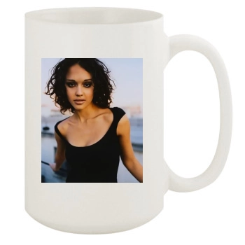 Jessica Alba 15oz White Mug