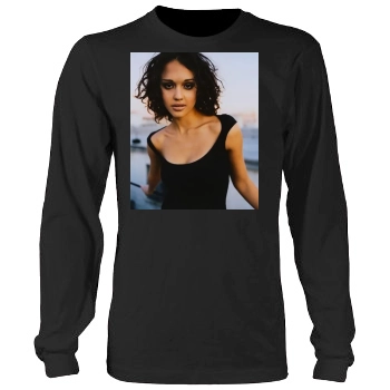 Jessica Alba Men's Heavy Long Sleeve TShirt