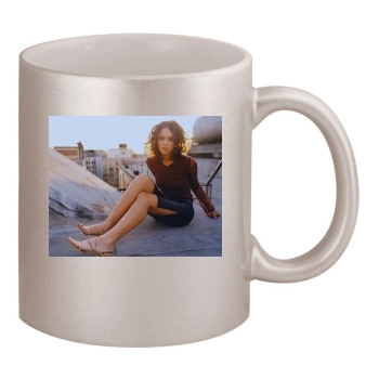 Jessica Alba 11oz Metallic Silver Mug