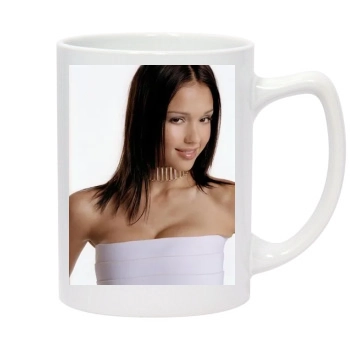 Jessica Alba 14oz White Statesman Mug