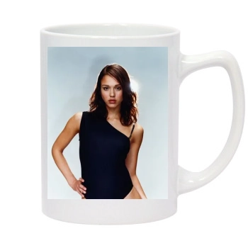 Jessica Alba 14oz White Statesman Mug