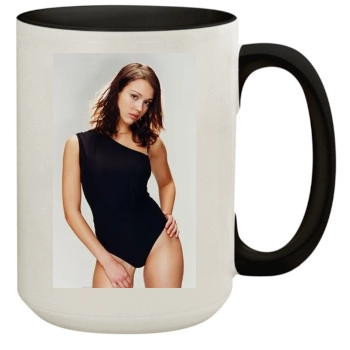 Jessica Alba 15oz Colored Inner & Handle Mug