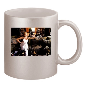 Charlize Theron 11oz Metallic Silver Mug