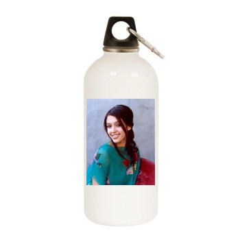 Jessica Alba White Water Bottle With Carabiner