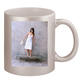 Jessica Alba 11oz Metallic Silver Mug