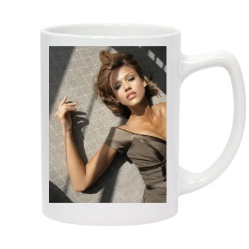 Jessica Alba 14oz White Statesman Mug