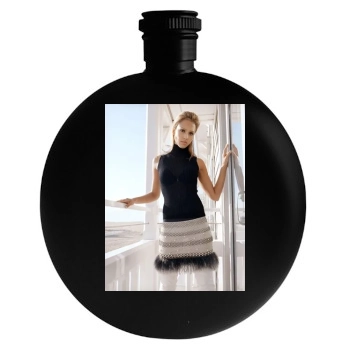 Jessica Alba Round Flask