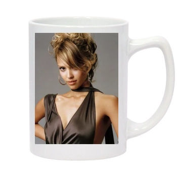 Jessica Alba 14oz White Statesman Mug