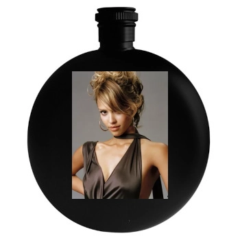 Jessica Alba Round Flask