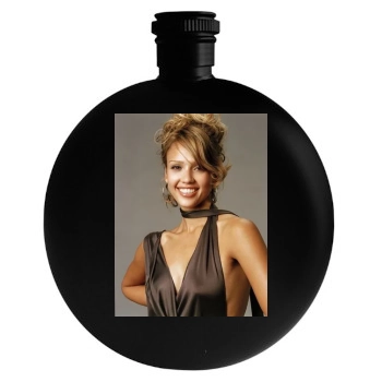 Jessica Alba Round Flask