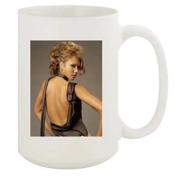 Jessica Alba 15oz White Mug