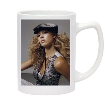 Jessica Alba 14oz White Statesman Mug