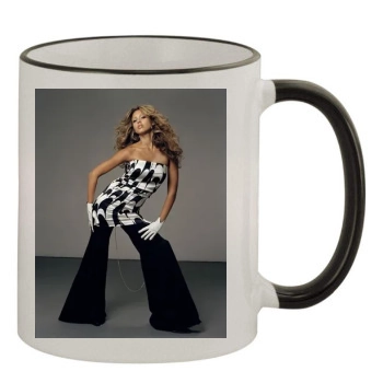 Jessica Alba 11oz Colored Rim & Handle Mug