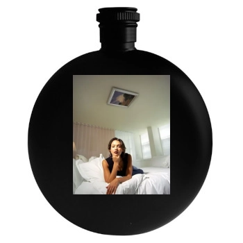 Jessica Alba Round Flask