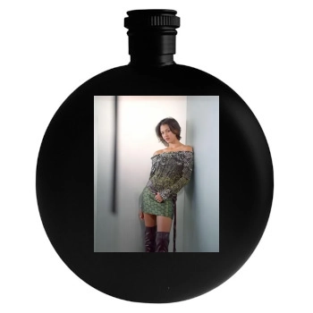 Jessica Alba Round Flask