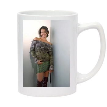 Jessica Alba 14oz White Statesman Mug