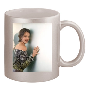 Jessica Alba 11oz Metallic Silver Mug