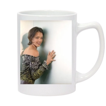 Jessica Alba 14oz White Statesman Mug