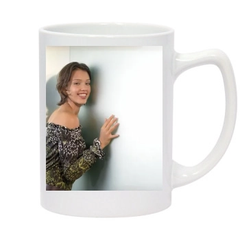 Jessica Alba 14oz White Statesman Mug