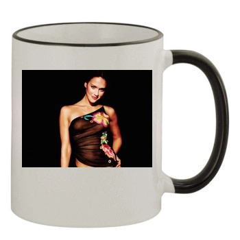 Jessica Alba 11oz Colored Rim & Handle Mug