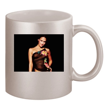 Jessica Alba 11oz Metallic Silver Mug