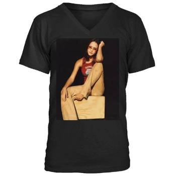 Jessica Alba Men's V-Neck T-Shirt