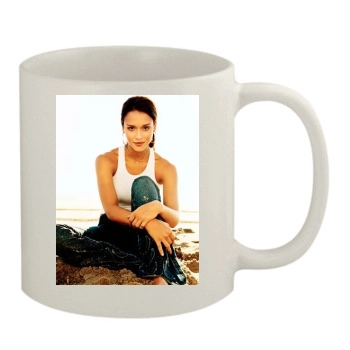 Jessica Alba 11oz White Mug