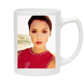 Jessica Alba 14oz White Statesman Mug