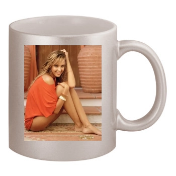 Jessica Alba 11oz Metallic Silver Mug