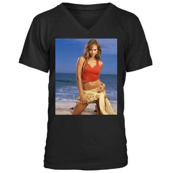 Jessica Alba Men's V-Neck T-Shirt