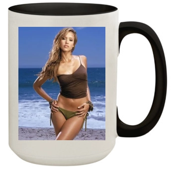 Jessica Alba 15oz Colored Inner & Handle Mug